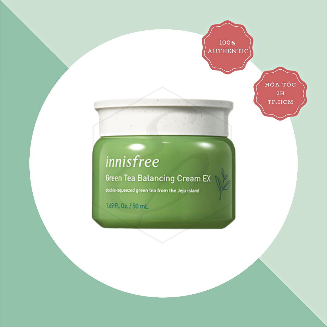 Kem Dưỡng Da Innisfree Green Tea Balancing Cream EX 50ml
